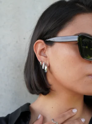 Mancora Silver Hoops