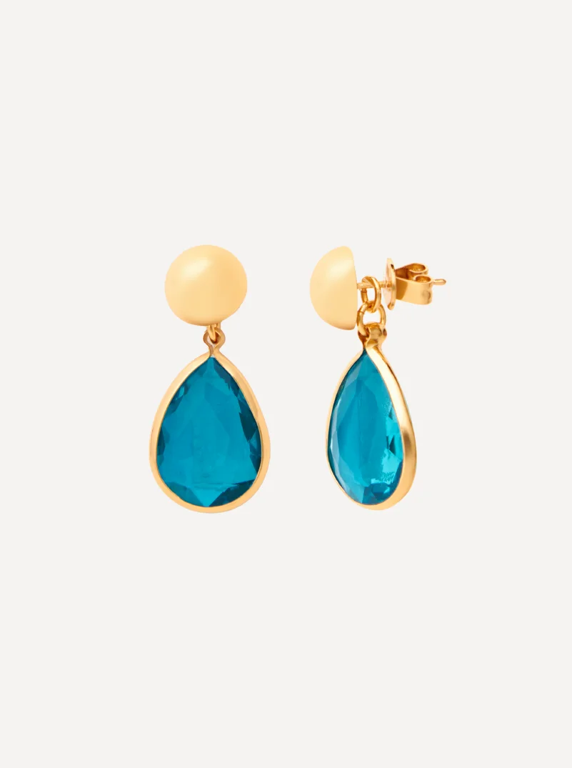 Blue Drop Earrings