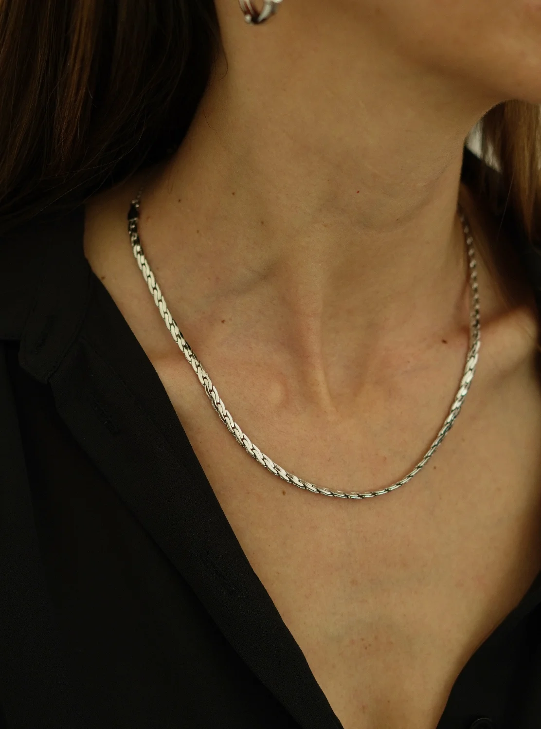 Micaela Silver Necklace - Imagen 2