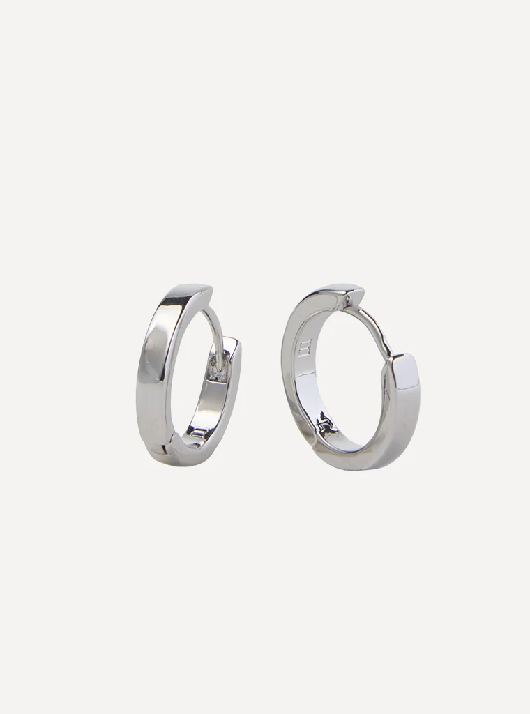 Silver hoop